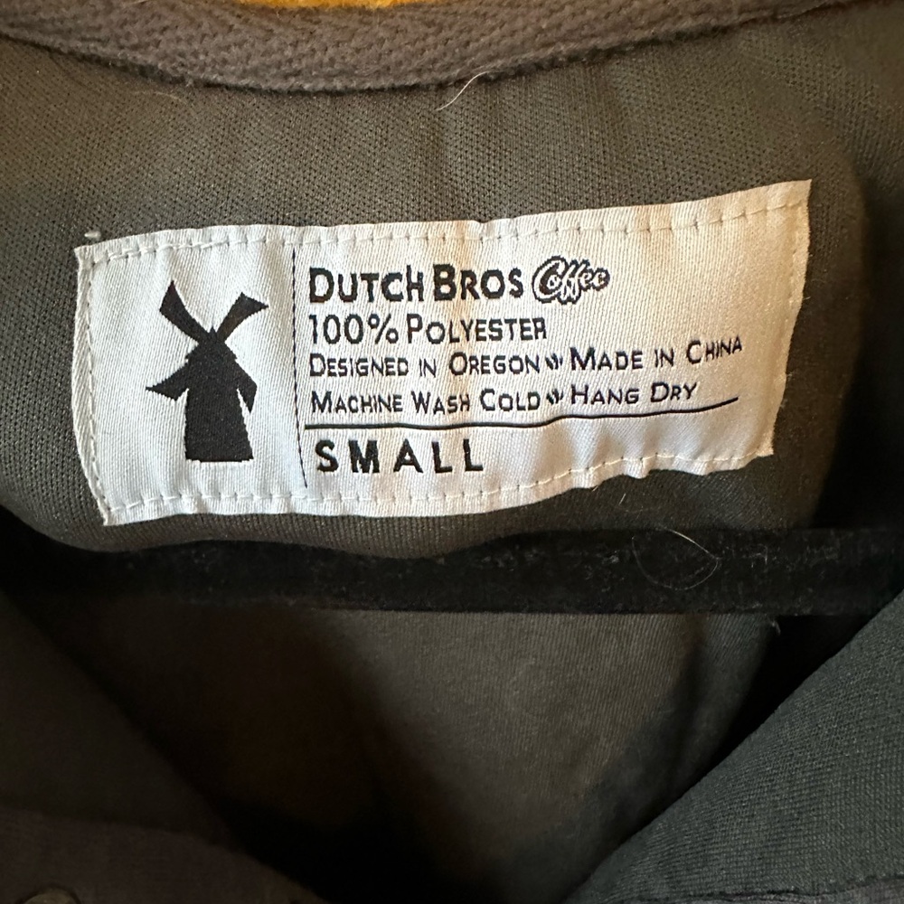 Dutch Bros Colorblock 3/4 snap Fleece Jacket - Picture 3 of 8